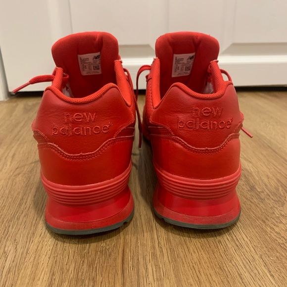 COPY - Red full leather New Balance! - Picture 3 of 6